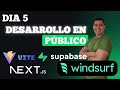 Desarrollando App en Público - NextJS, Windsurf, React, Supabase, Clerk PT.5