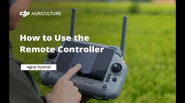 Agras Tutorial: How to Use the Remote Controller