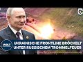 PUTINS KRIEG: Russischer Druck zu groß - Ukrainer ziehen sich aus Teilen der Region Charkiw zurück