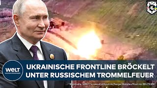 PUTINS KRIEG: Russischer Druck zu groß - Ukrainer ziehen sich aus Teilen der Region Charkiw zurück