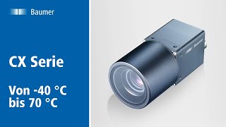 Erweiterter Temperaturbereich von -40 °C to 70 °C  – CX-Serie