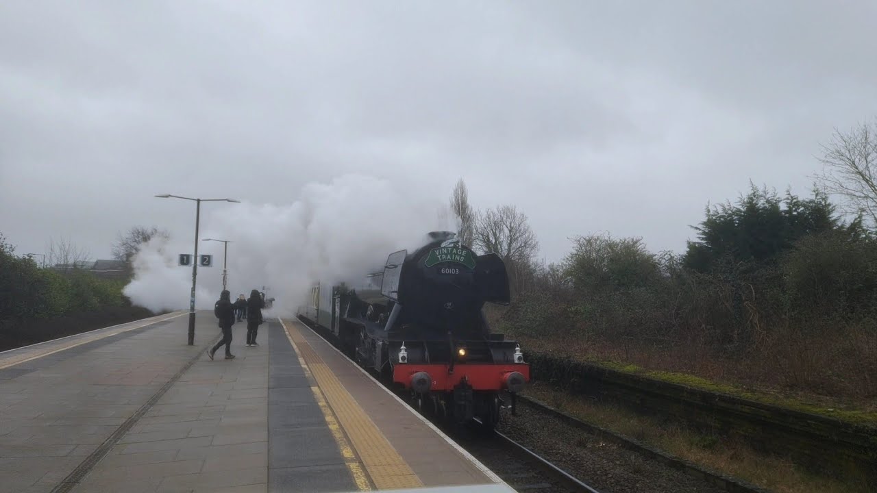 60103 Flying Scotsman storms Snow Hill Line with Vintage Trains Moor Street Scot Day 3 20/02/2026
