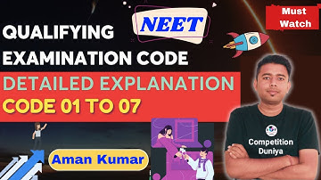 NEET code 2021 || Code for Neet 2021 || qualification code for neet 2021 , neet form filling 2021