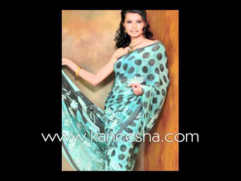 How to wear/drap georgette saree - new 2016