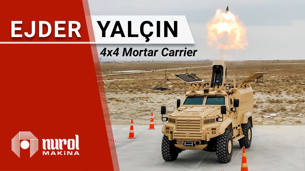 Ejder Yalçın | Mortar Carrier Version of the Nurol Makina's 4x4 Armored Combat Vehicle (ACV)