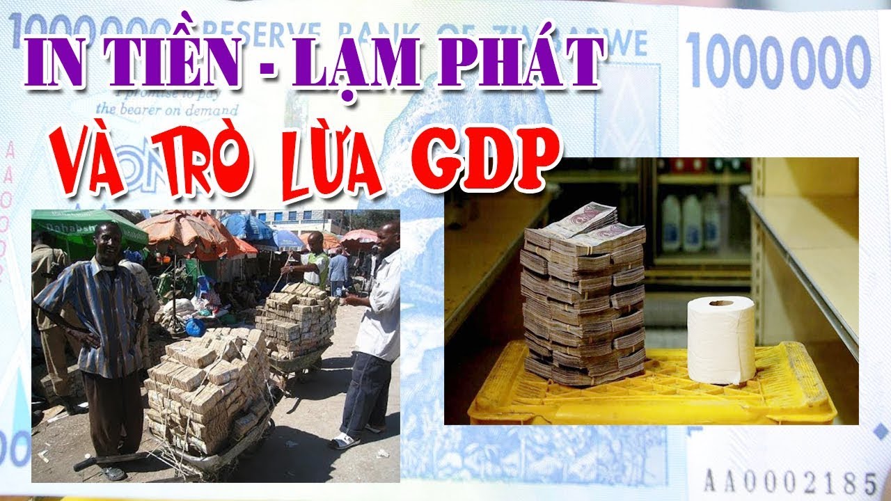 In tiền, lạm phát và trò lừa tăng trưởng GDP