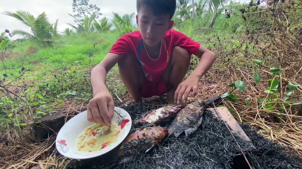 Buổi chiều trời mưa làm món bịa cá rôphi nướng mọi quá đã 