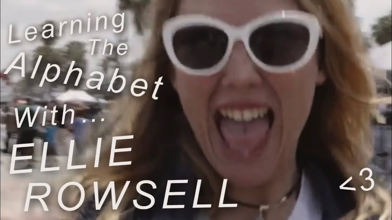 Learning the alphabet with Ellie Rowsell :)