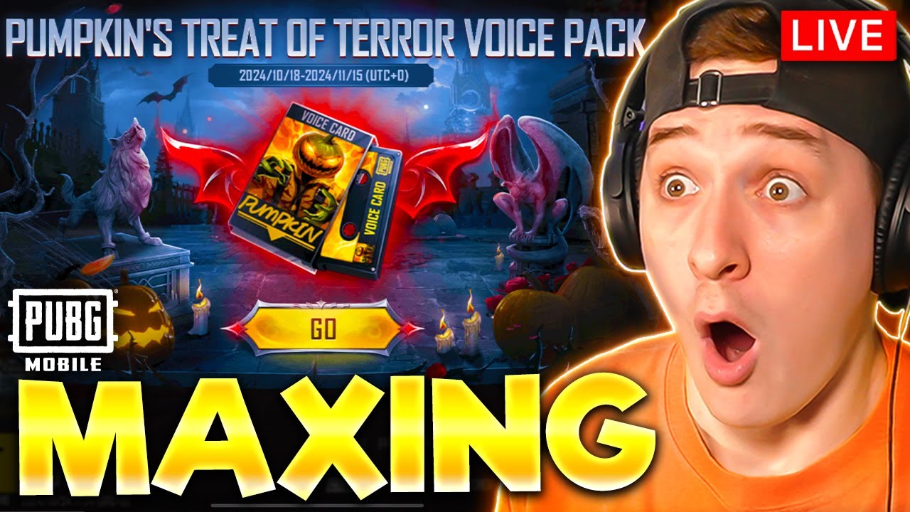 MAXING NEW MYTHIC PUMPKIN VOICE PACK! PUBG MOBILE - YouTube