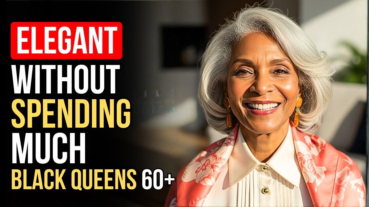 How to Be Elegant Without Spending Much Money – For Older Black Women Over 60