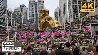 China Walking Tour | Shenzhen Lunar New Year Fair 2023【4K, 60fps】Let's Chinese