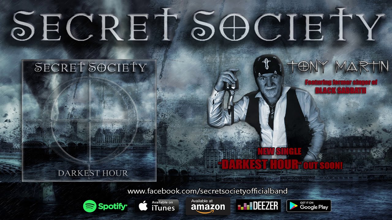 Secret Society at Sonic Train Studios with Andy Larocque mixing forthcoming single Darkest Hour.