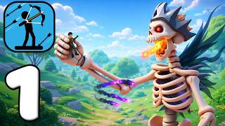 💥The Archers 2 Gameplay Walkthrough Part 1 🎯 Epic Stickman Archery Battles Full (Android iOS) screenshot 4