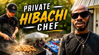 My Family Got A Private Hibachi Chef!
