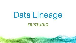 Data Lineage with ER/Studio