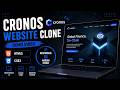 Cronos Clone Project 🪙 | Clean UI + Responsive Design