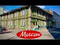 [4K] Exploring the streets of Moscow and the courtyards