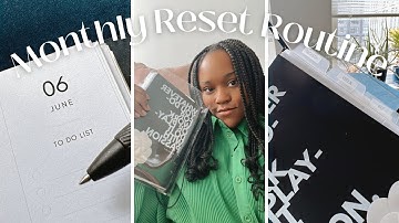 June Monthly Reset Routine | going over budget, goal setting for life and business