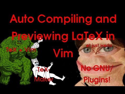 Autocompile and Preview LaTeX in Vim