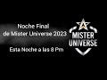 Noche final de  mister universe 2023