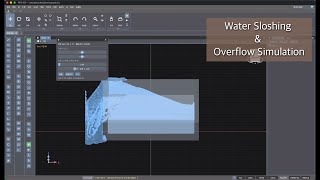 물 출렁임 및 넘침 시뮬레이션 | Water Sloshing & Overflow Simulation