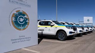 Minera Centinela lanza flota de camionetas eléctricas más grande de la industria minera en Chile