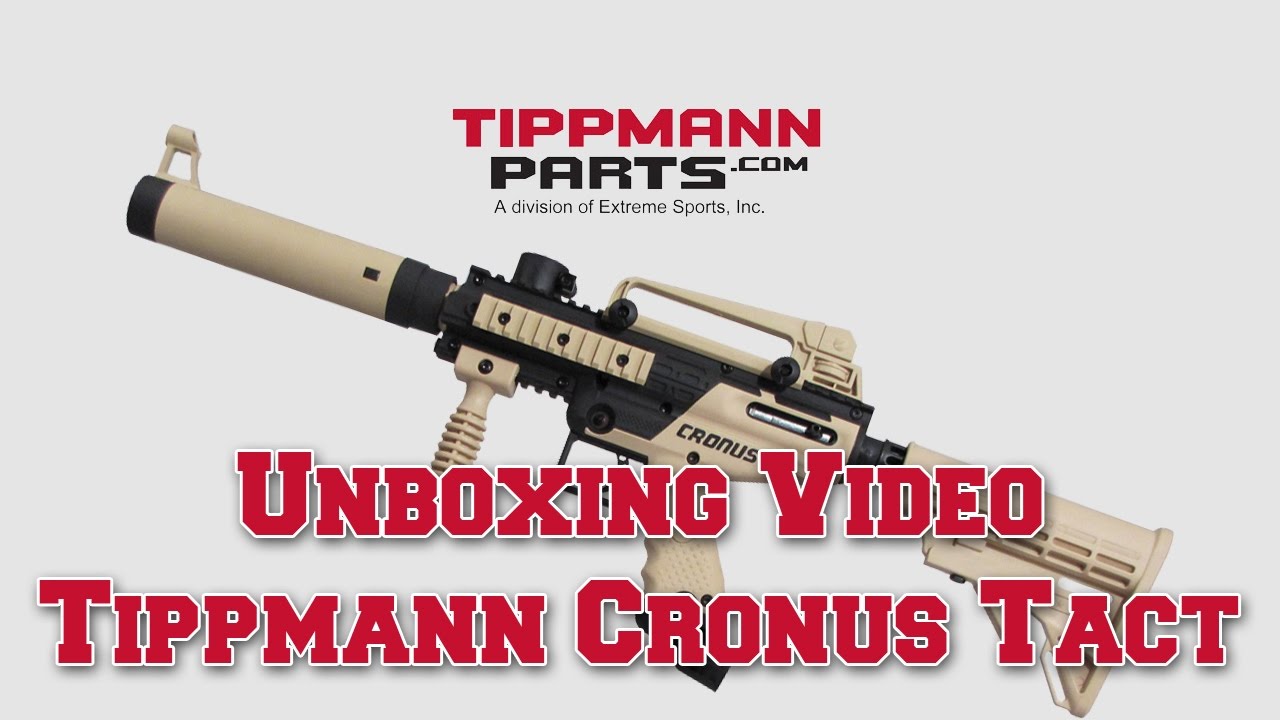 Tippmann Cronus Tactical Paintball Gun Unboxing YouTube