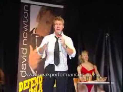 David Newton - comedy from Cape Town South Africa