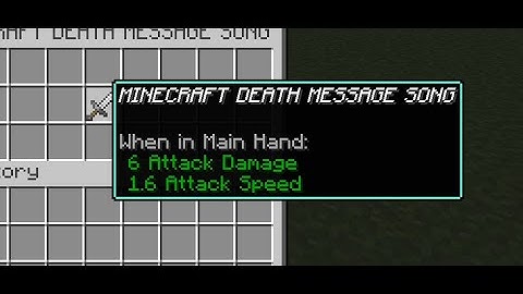 MINECRAFT DEATH MESSAGE SONG but every line is a Minecraft item
