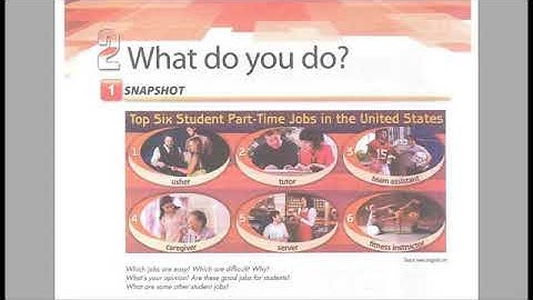 INTERCHANGE FOURTH EDITION [Unit 2] _What do you do?✓✓