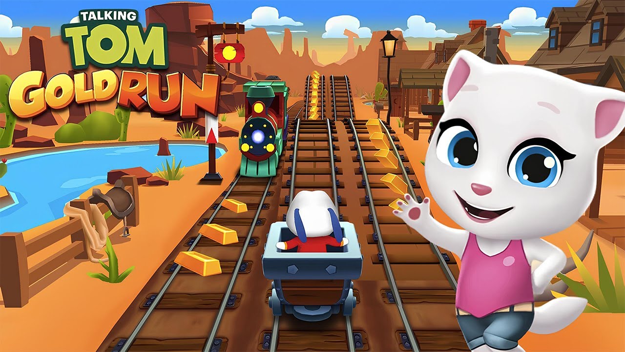 Talking Tom Gold Run | Angela's Boulevard Gameplay Walkthrough (Android, iOS)