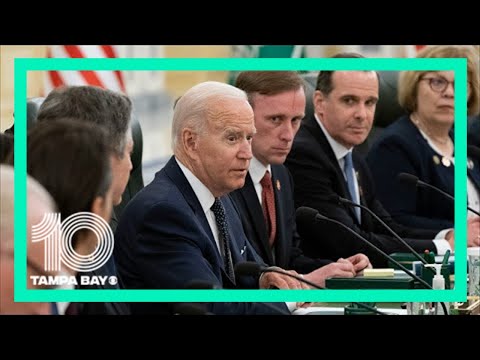 President Biden speaks in Saudi Arabia during Middle East visit