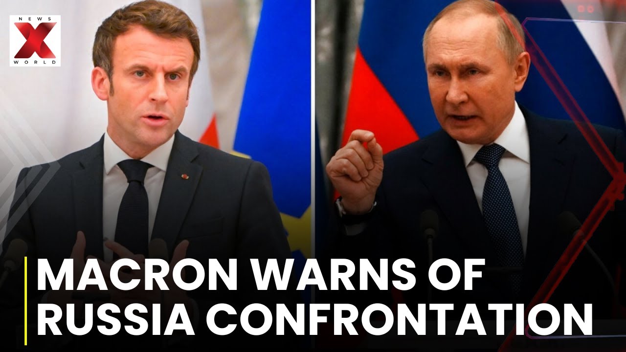 French President Macron Says Europe In Confrontation With Russia | NewsX World