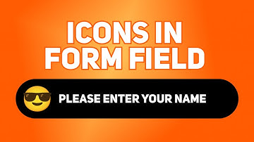 How to Add Icon Inside Input Field | How to Use Icons in Form Fields Properly | HTML CSS Tutorial