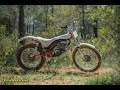  prueba moto de trial clsica trans ama maltry  la moto de trial ms rara de los 80