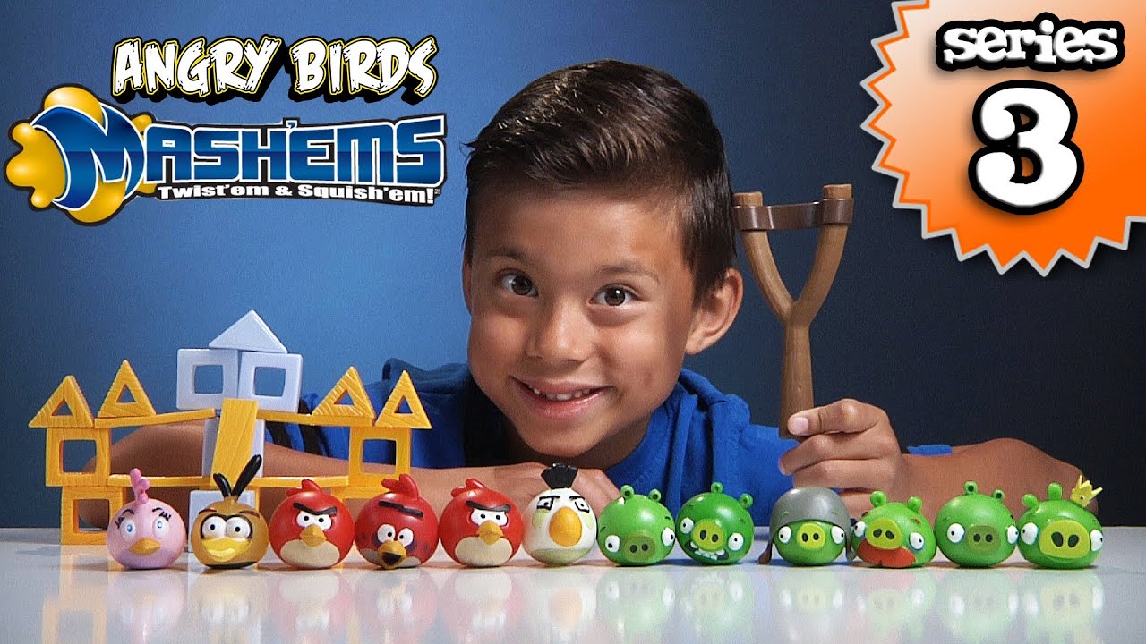 Angry Birds Mashems Series 3 Orange Bird Mashem Pink Bird Mashem Youtube - angry birds space egg roblox shirt angry birds space