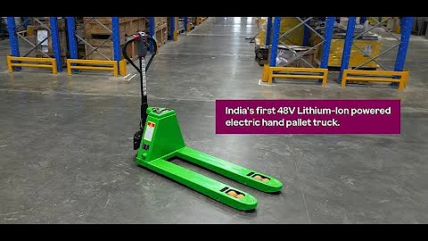 Electric hand pallet truck GEPT 20 by Godrej