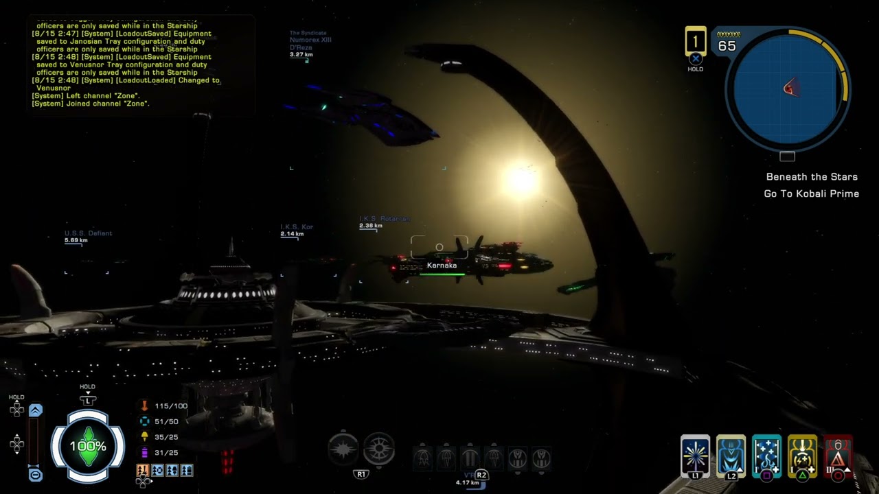 Star Trek Online karnaka krenim warship compare kentari frigate