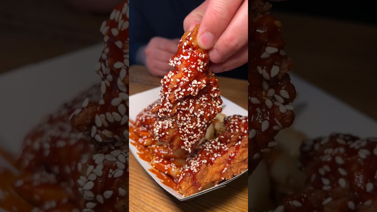 NASHVILLE vs KOREAN BBQ Chicken Tenders from Melt Shop in NYC! 🤤 The choice is yours! 