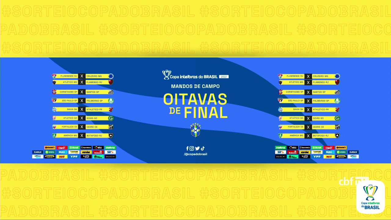 AO VIVO: SORTEIO DAS OITAVAS DE FINAL DA COPA INTELBRAS DO BRASIL 2022 