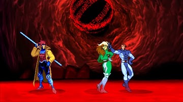 Marvel VS Capcom 2 - Gambit/Rogue/Iceman - Expert Difficulty Playthrough