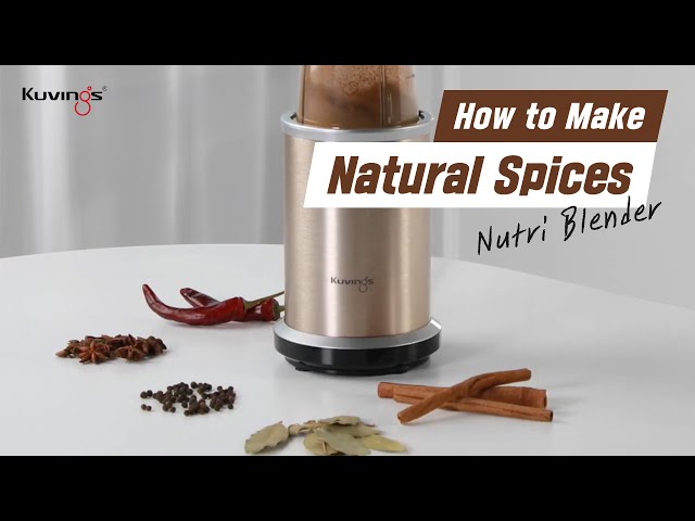 How to make natural spices  Kuvings Nutri Blender Recipe 
