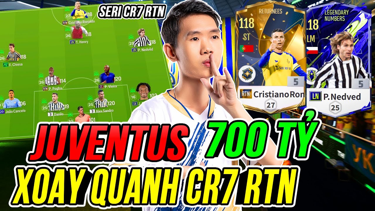 THÀNH HOÀ | XÂY DỰNG ĐỘI HÌNH JUVENTUS 700 TỶ BP CHỦ ĐẠO CR7 RTN | FC ...