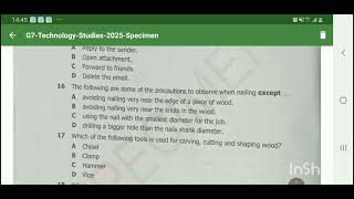 technology studies 2025 paper exam preparation