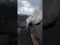 Looking into the centre of a volcano 😲🌋          🎥: Instagram / athasia03
