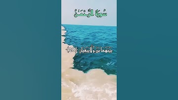 سورة الرحمن 🤍🤲🏻بصوت القارئ عمير شميم #القرآن_الكريم #اكسبلور #المغرب #الجزائر #لايك #السعودية #duet