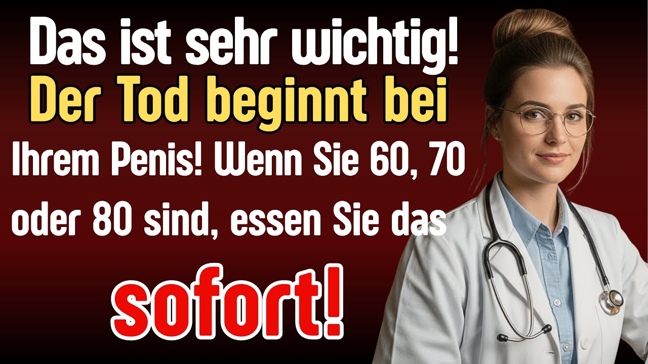 Erfahrene Urologin mit 25 Jahren Praxis verrät: Diese 3 Lebensmittel stärken die Männlichkeit ab 60