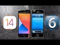 iOS 14 vs iOS 6 Full Comparison ♥️
