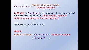 Chemistry Calculations - Titration Calculations Part 2: Volume *Triple Science Only*