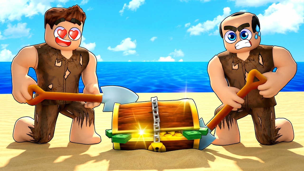 روبلوكس ماب البيوت🏡: فيلم البحث عن كنز الذهب عشان نصير اغنياء🤑